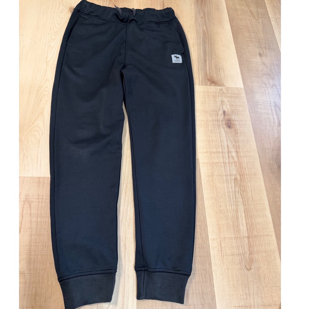 Abercrombie Kids Boys Active Joggers Black Fleece Lined Size 13/14 L